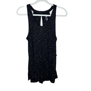 NWT Gaiam Peace Tank Black Heather Heather Size XL